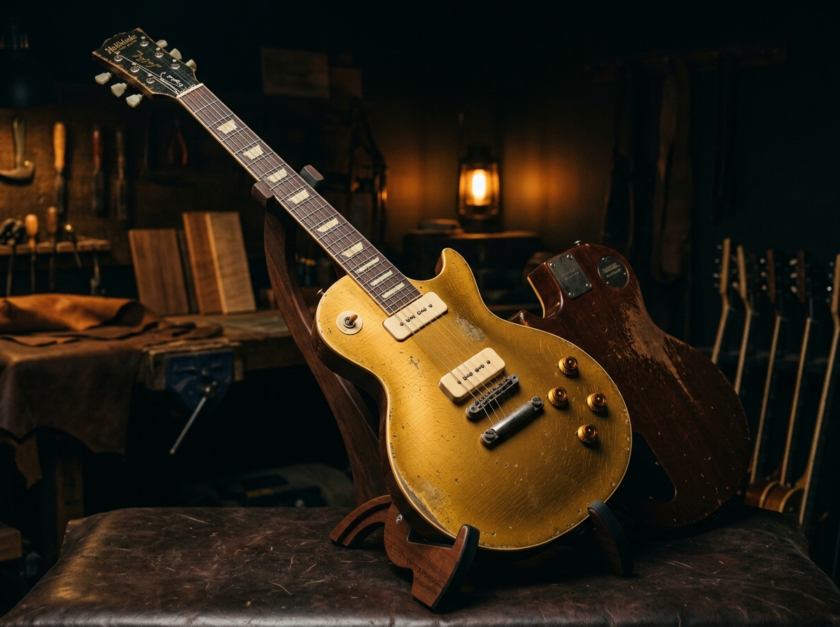 Hellblade Singlecut Goldtop P90